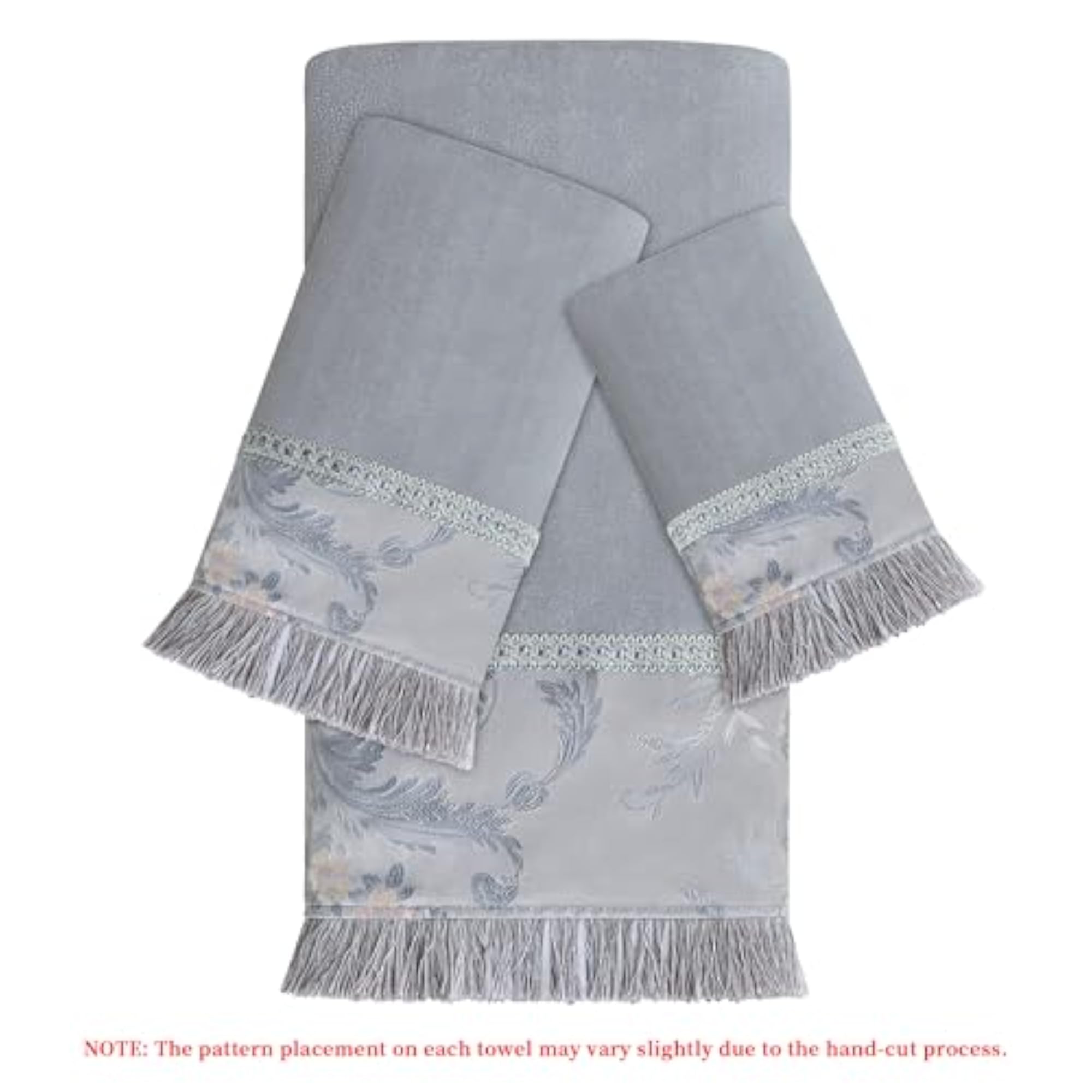 Luxury Cotton Bath Towel Set 3 Piece, Ultra Soft