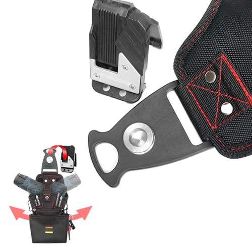 Pochette à outils étanche, support perceuse électrique et pochette à vis - 7