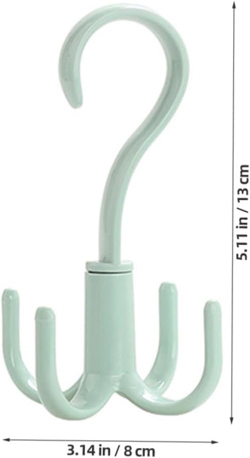 3pcs Four Claw Hooks 360 Degree Rotating Multifunction for Closet image 2