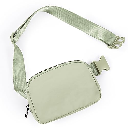 Image of ODODOS Unisex Mini Belt Bag with Adjustable Strap Small Fanny Pack for Workout Running Traveling Hiking, Desert Sage