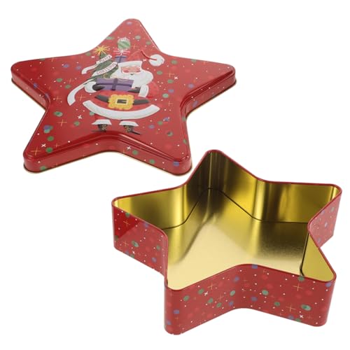 Yardwe Weihnachtliche Sternform Metall Cookie Box Aus Langlebigem...