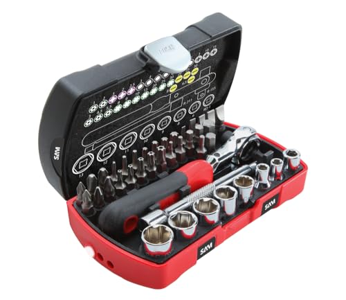 SAM OUTILLAGE SAM06115 Coffret Pocket Serrage-vissage 40 Outils 1/4 Sam OUTILLAGE-73-R40Z