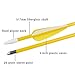 Elong Fiberglass Arrows Archery 26 Inch Yellow ShootingTargeting Recurvebow for Youth Kids Children Beginner Safe Point(12pcs)