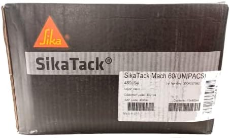 SikaTack Mach 60 Auto Glass Urethane, Adhesive Sealant 15 Sausages (465ml) Kit with Primer and Aktivator Pro Pad