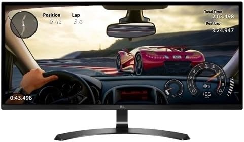 LG 34UM61-P HDMI 2560x1080 34 inches Monitor, Black (Renewed)