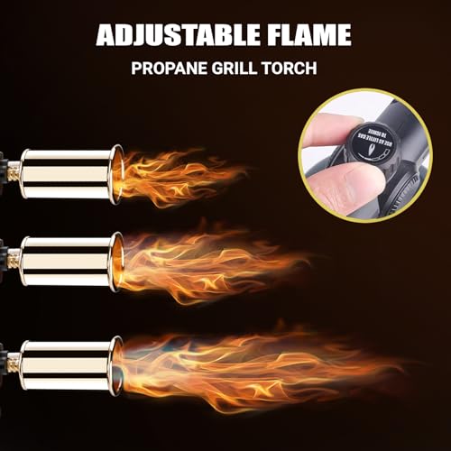 Image of ARTFLAMM Flame Thrower Gun - Propane Cooking Torch Grill Lighter - Adjustable Flamethrower - Powerful Torch for BBQ, Campfire, Charcoal Wood, Weed (Tank Not Included)