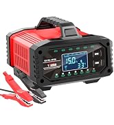 Chargeur Batterie Intelligent YONHAN 10A 12V - LiFePO4, Écran LCD, TPMS Moto Voiture Bateau