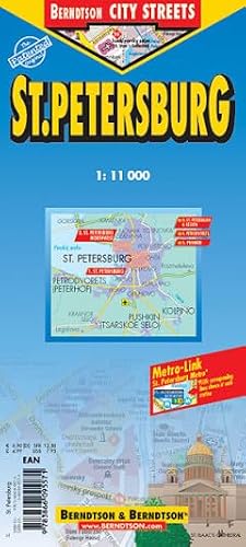 St. Petersburg Laminated Map (B&B)