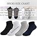 hoomore Unisex Kids Ankle Socks,Seamless Low Cut Sport & Everyday Socks for Boys Girls,Soft Breathable Cotton,10 Pairs 11-14 Years(Black,XL)