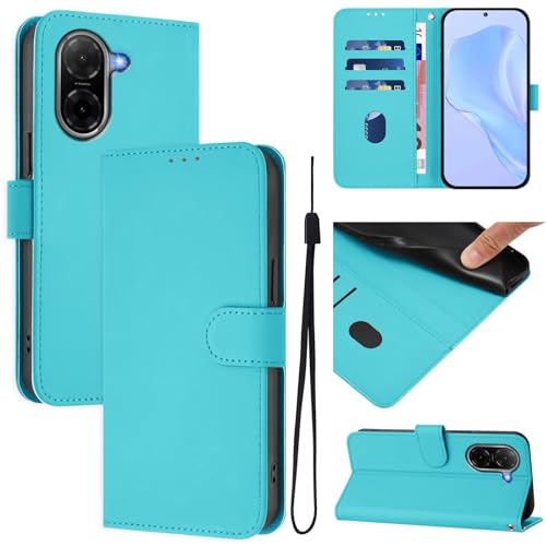 �X�}�z�P�[�X �Ή��@�� for Redmi A5 4G (173mm) / A5 NFC �t���b�v�X�^���h�J�[�h�\���c�}�O�l�b�g�N���X�v [PU���U�[+�V�F��] LakeBlue