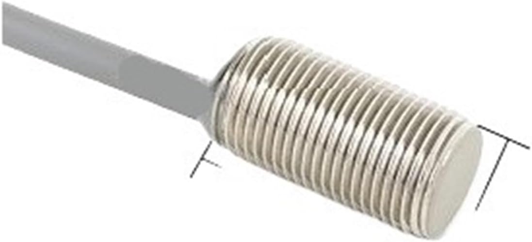 Different Length Size M12 Inductive Sensor Switches NPN PNP 3Wires Metal Inspect Proximity Switches NO NC 1mm 2mm 3mm 4mm 6mm(Ivory)