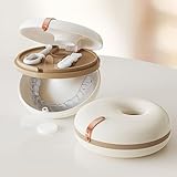 Large Gamme d'Utilisations: Le boite pour gouttiere dentaire adopte un joli design en forme de donut, idéal pour ranger vos prothèses dentaires, appareils de contention et protège-dents, mais aussi vos petits accessoires. Il est idéal pour la maison, le camping, les voyages, le bureau, etc