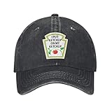 NDBQEYIFV J’AI mis du Ketchup sur ma Coiffe en Ketchup Casquette de Baseball Unisex Mode Heniz Casquettes de Ketchup Casquette Bonnet de Camionneur réglable