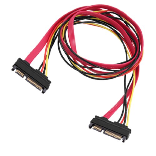 Cable Serial SATA macho a macho 7+15 pines 98 cm