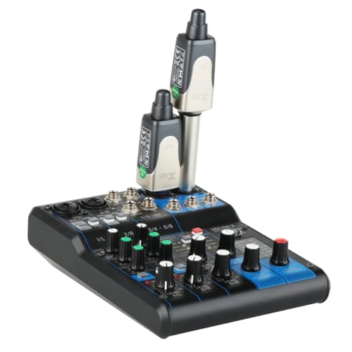 XVIVE DUAL WIRELESS AUDIO SYSTEM FOR AUDIO - BLACK