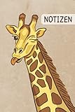  Giraffe Notizbuch: Niedliche Giraffe / Notizbuch / Schreibheft / Journal / 120 Seiten / gepunktet/ A5