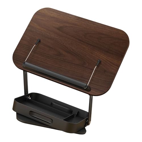 Bureau multi-fonctions transformable avec chariot mobile et boîte de rangement