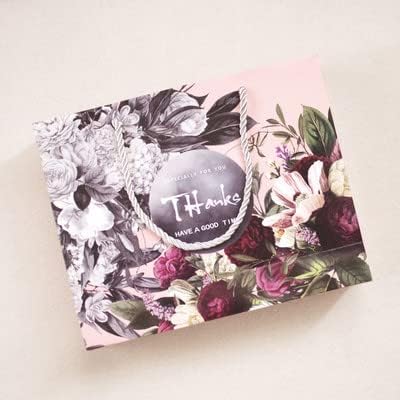 20pcs Big Blue Flower Birds Decoration Bakery Package Dessert Candy Cookie Cake Packing Box Gift Boxes Supply Favors (25X19.5X6.5cm16)