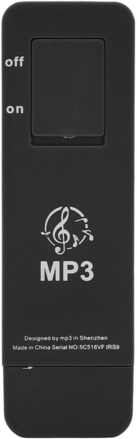 Back view of the MP3 player showing the On/Off switch