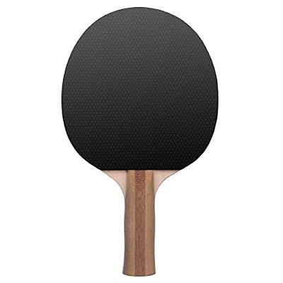 Pop Rock Colorful Design Ping Pong Paddle, Premium 5 Ply Table Tennis Racket (Black on Back)