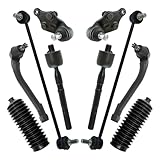 TRQ Front Steering & Suspension Kit Compatible with 2011-2012 Hyundai Sonata Kia Optima