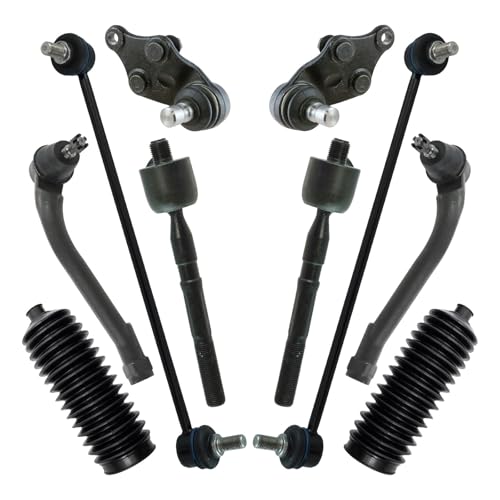 TRQ Front Steering & Suspension Kit Compatible with 2011-2012 Hyundai Sonata Kia Optima