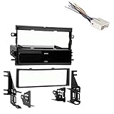 Compatible with Ford Five Hundred 2005 2006 2007 Single DIN Stereo Harness Radio Install Dash Kit...