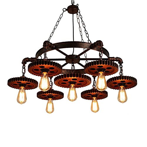 Lustres industriels vintage suspension réglable pour éclairage de loft