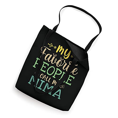 Bolso tote Mima con diseño retro divertido, 'My Favorite People Call Me Mima' miniatura 2