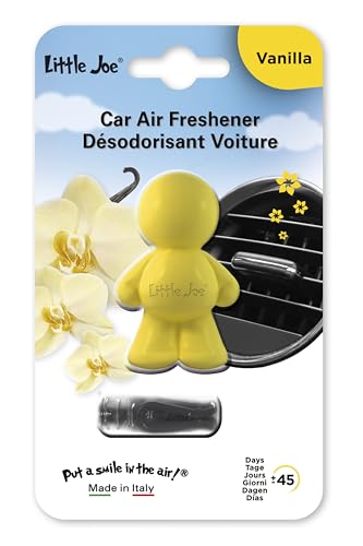 Little Joe + Smelly Owl Deodorante Per Auto Vaniglia E Limone, Durata ±45 Giorni, Adatto A Qualsiasi Griglia