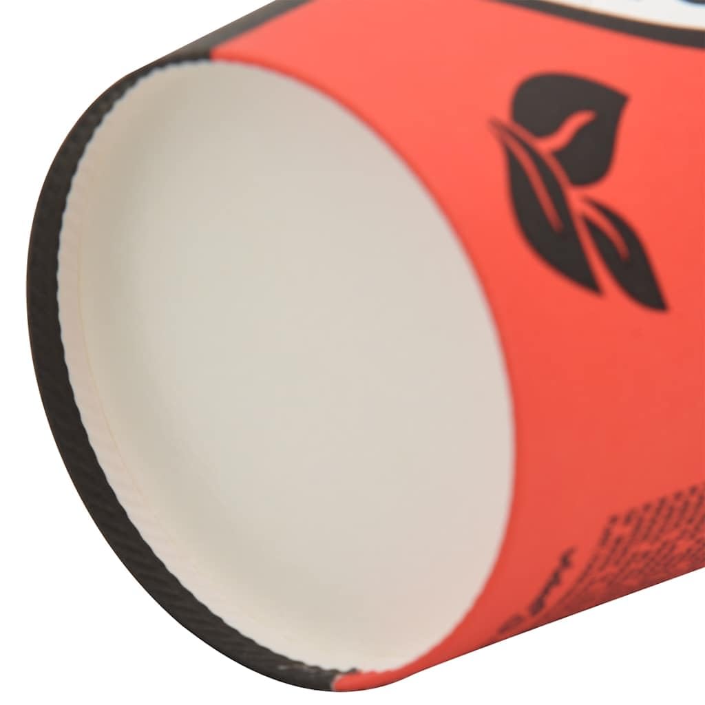 Tazze da caffè in carta 1000 pezzi 12oz 300ml Rosso e Nero Bicchieri usa e getta Tazza per caffè, Cureaux ed eventi