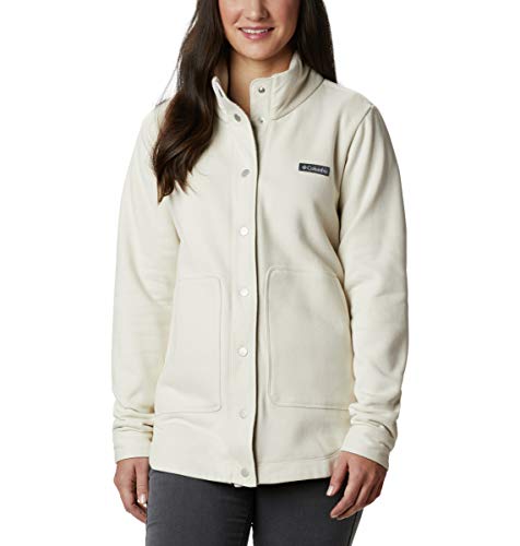 Columbia Women's Hart Mountain Shirt Jac, Chalk, X-Small