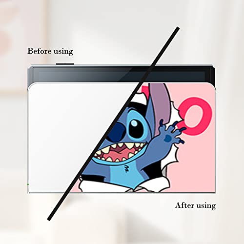 Perfectsight Cute Skin Sticker Compatible With Nintendo Switch, Kawaii Cartoon Vinyl Decal, Pretty Pattern Full Set Wrap Protective Film For Ns Console & Joy-Con Controller & Dock (Stic) #TOP4