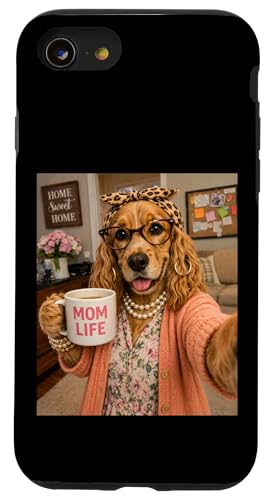 English Cocker �X�p�j�G�� ���B�� ���[���A �}�} �� ���� �X�}�z�P�[�X iPhone SE (2020) / 7 / 8 �p