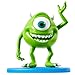 Set of Figures Inspired by Disney Pixar Monsters Inc Movie - Sulley, Mike, Boo, Randall and Roz Character Figures with Base