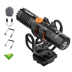 COMICA VM10 PRO Richtmikrofon Kamera Mikrofon, USB-C-Mikrofon für Kamera, Smartphone, PC. Ideal für Vlogging, Live-Streaming, Aufzeichnen. Dual-Mode Vifeo USB Shotgun-Mik mit Verstärkungsregelung