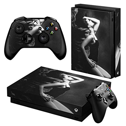 igsticker Xbox One X ��p �X�L���V�[�� ���ʁE�V�ʁE��ʁE�R���g���[���[ �S�ʃZ�b�g �G�b�N�X�{�b�N�X �V�[�� �ی� �t�B���� �X�e�b�J�[ 007267