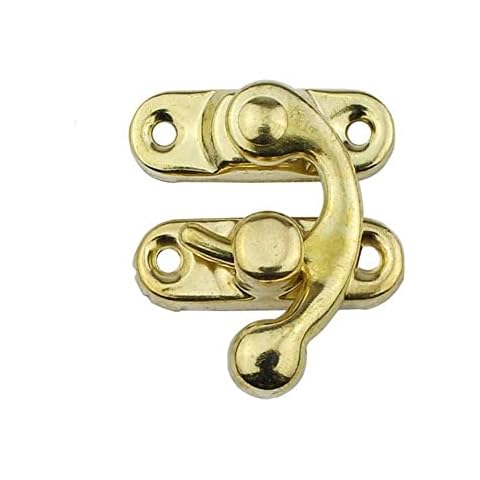 WAITLOVER Antique Brass Purse Hasp Lock Cover