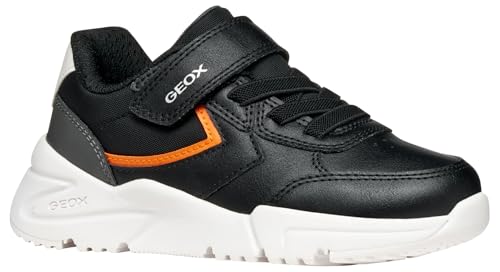 Geox JUNIOR J Loftus Boy Sneakers Black/ORANGE 31_EU