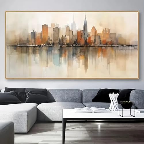 Affiches d'art moderne 40x80cm en impression sur toile pour chambre à coucher épurée