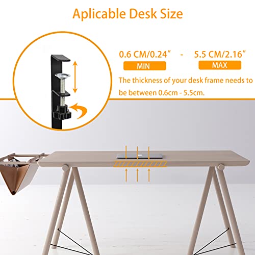 Momosun Under Desk Cable Management Tray No Drill. Length Adjustable(12.0"-21.6") Metal Raceway Wires Cable Tidy Organizer, Office And Home Cable Tray Use For Standing Desk (1 Pack) #TOP2
