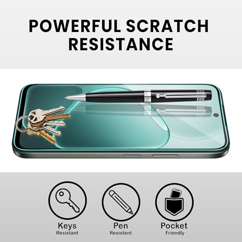 Image of ArmourPro Military Grade Gorilla Tempered Glass Compatible For Oppo A6x (6.75 Inch) With Easy Installation Kit for Smartphone| Edge-To-Edge Protector Coverage | Black, Pack of 2