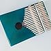 Kalimba For Beginners 17-note Kalimba Fingertip Instrument Thumb Piano Blue Kalimba With Tuning Hammer