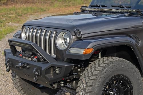 Rough Country Trail Cladding Hood Protector for Jeep Wrangler JL & Unlimited (2018–2026) – Thermoplastic, No-Drill, UV-Resistant, Removable by Rough Country - Image 7