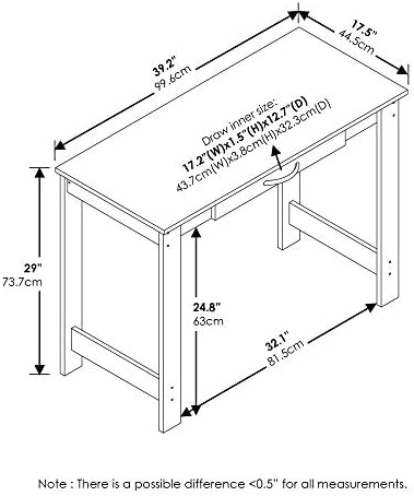 Furinno Jaya Writing Desk