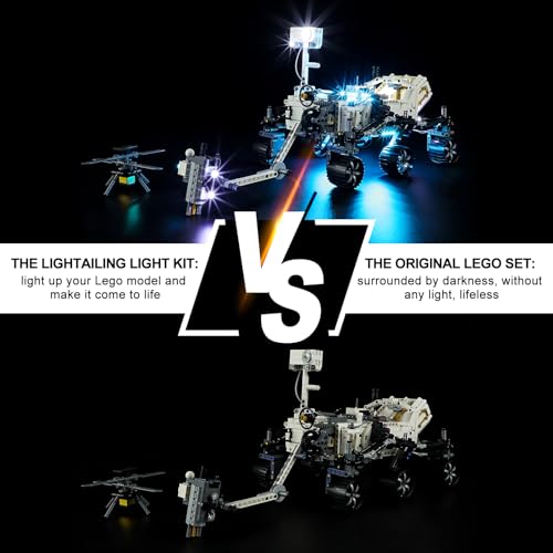 LIGHTAILING Light for Lego- 42158 NASA Mars Rover Perseverance - Led Lighting Kit Compatible with Lego Building Blocks Model - NOT Included The Model Set - Thumbnail 7