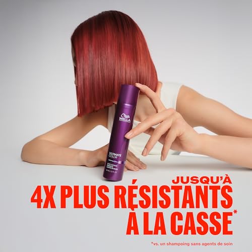 Wella Professionals ULTIMATE COLOR Masque Étape 2 intense – Masque cheveux hydratant professionnel sans rinçage pour cheveux colorés, brillance et éclat de la couleur – Anti-casse 30 ml