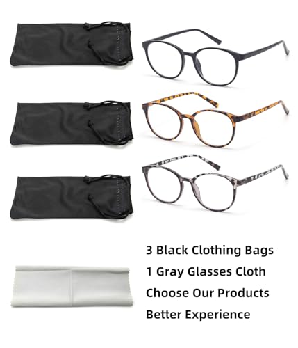 Blue Light Blocking Glasses 3-Pack
