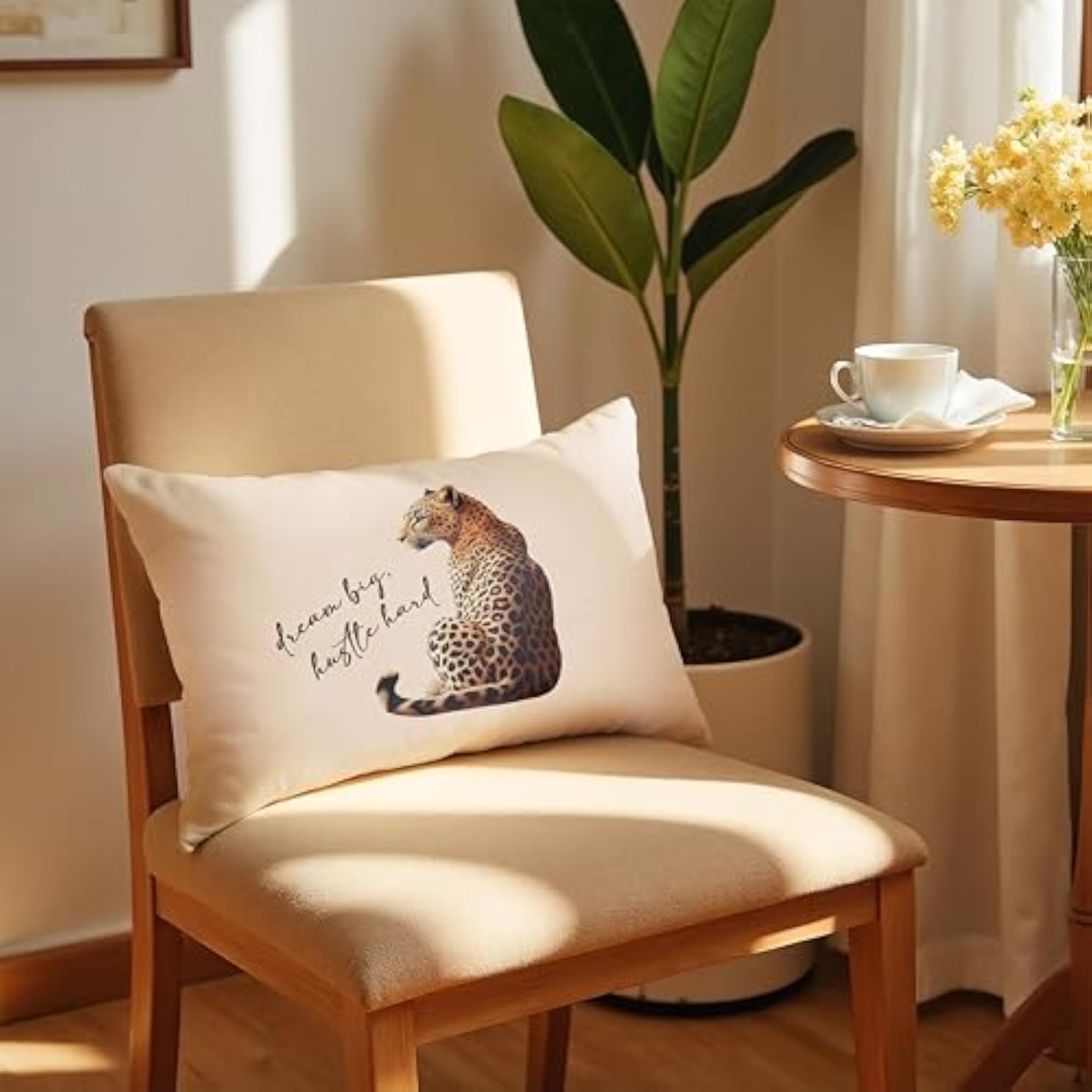 Leopard Cheetah Pillow Covers Double-Sided Set of 2