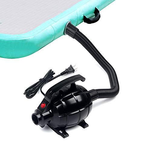 Triclicks Electric Air Pump for Inflatable Air Tumble Track Gymnastics/Flooring/Tumbling/Yoga/Taekwondo/Exercise Gym Fitness Training Mat and Inflatable Stand Up Paddle SUP Board, 110-120V